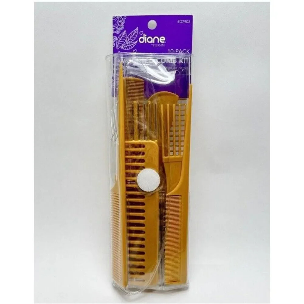 Diane By FROMM 10 Pack Assorted Comb Set